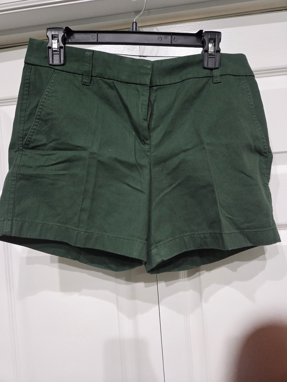 Classic Women's Green Cotton Blend Shorts